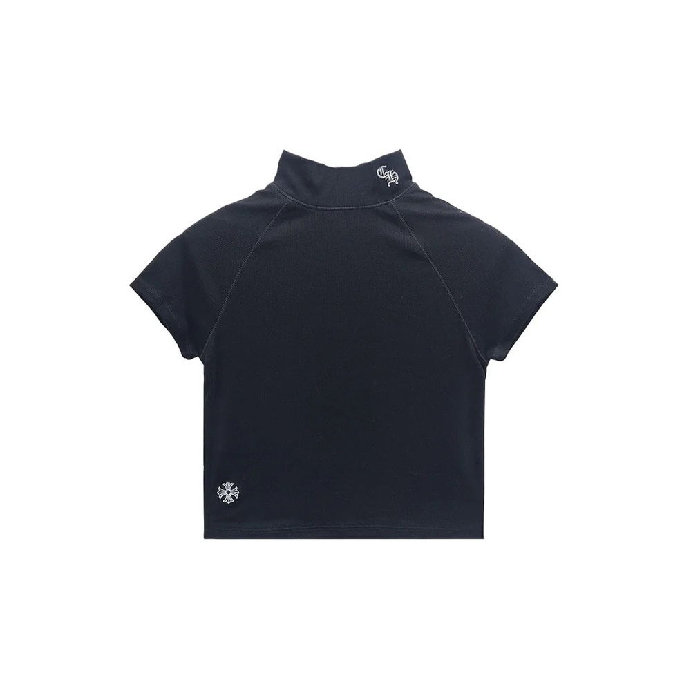 Chrome Hearts Shirt Women Bad Seed Mock Neck Size M